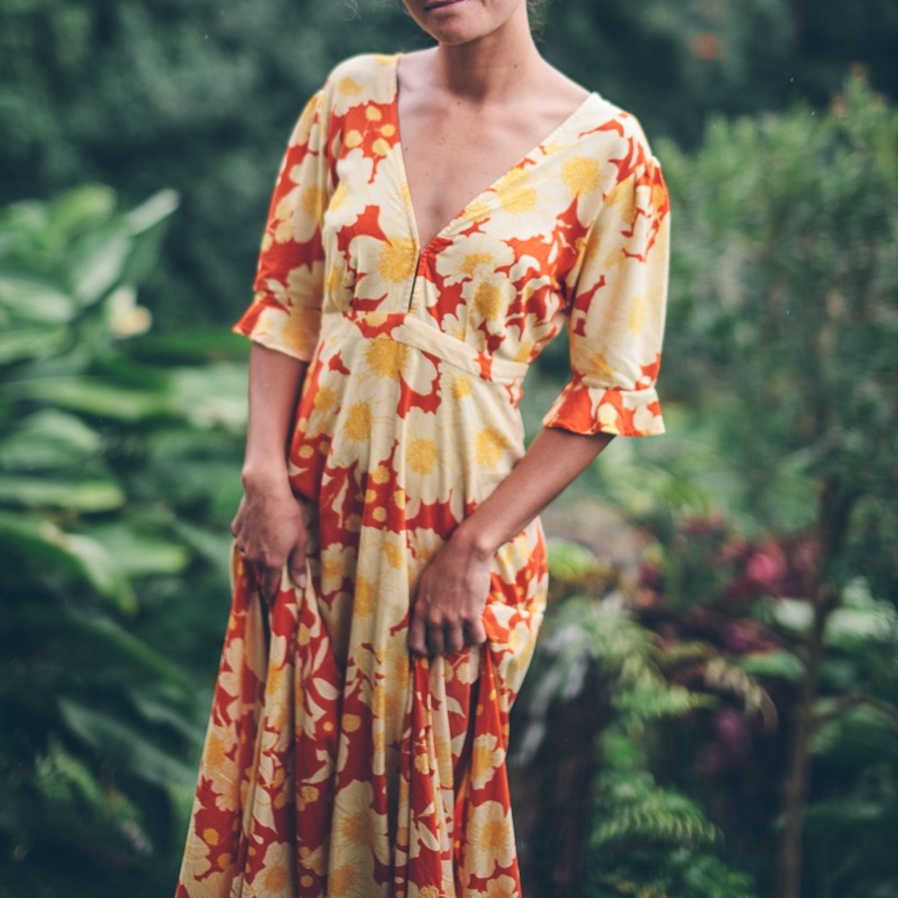 XIX Palms maxi dress